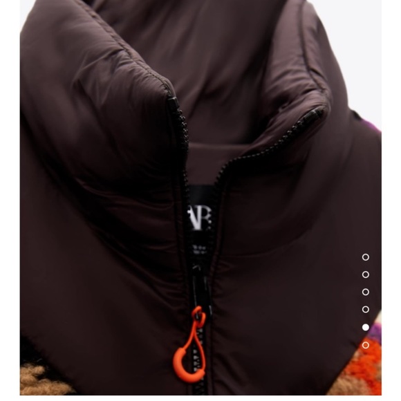 Rare Multicolored Sherpa Crochet Vest - Picture 4 of 11